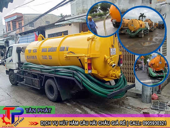 Dịch vụ hút hầm cầu Hải Châu giá rẻ