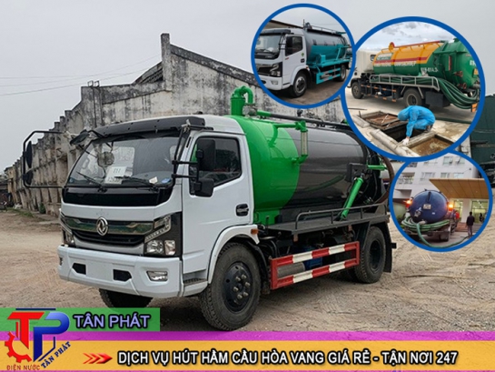 Dịch vụ hút hầm cầu Hòa Vang giá rẻ phục vụ tận nơi 247